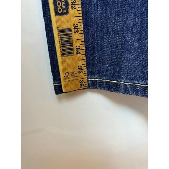 Rock & Roll Cowboy Mens 36x36 Blue Double Barrel Straight Relaxed Fit Denim Jean - Picture 7 of 8